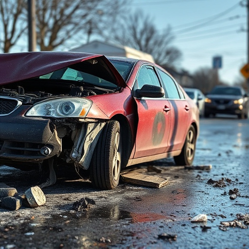 car crash damage