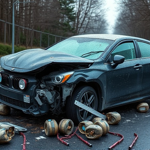 car crash damage