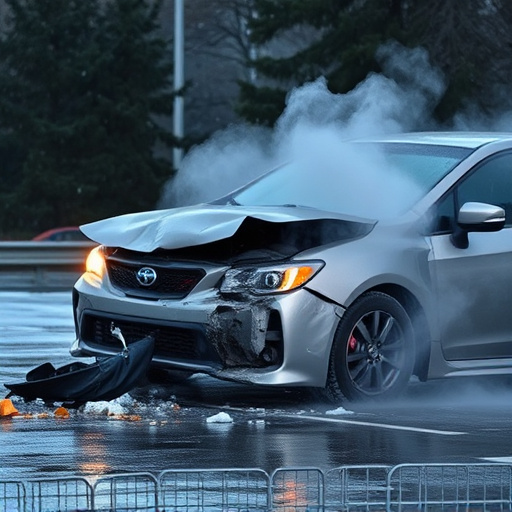 car crash damage