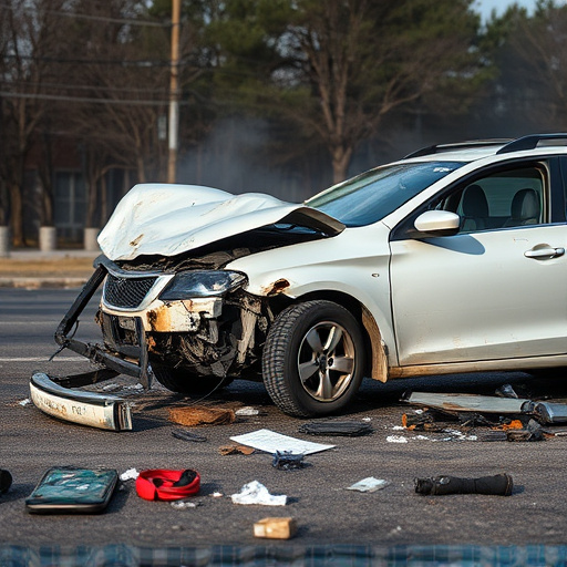 car crash damage