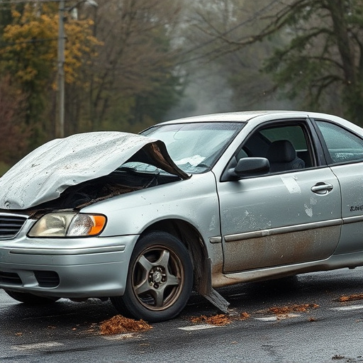 car crash damage