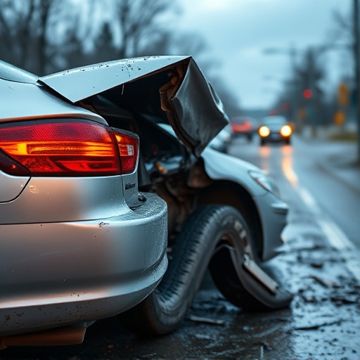 car crash damage