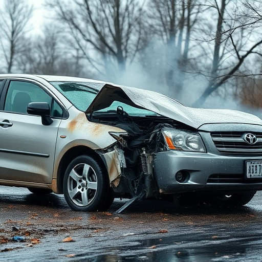 car crash damage