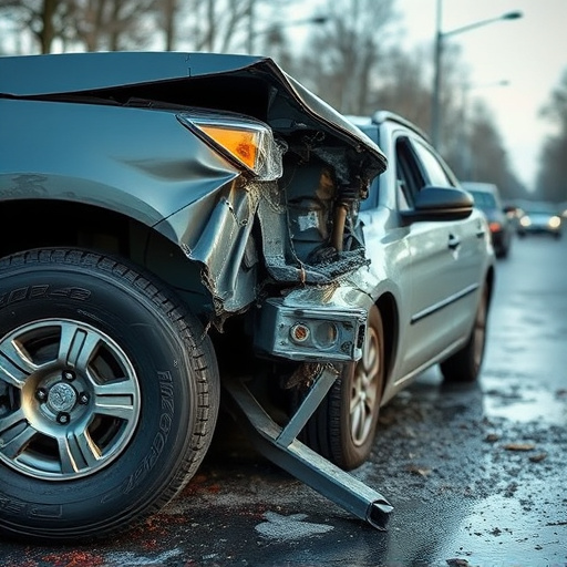 car crash damage