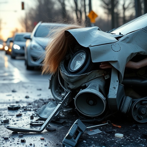 car crash damage