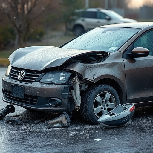 car crash damage