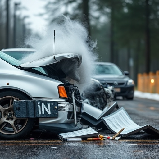 car crash damage