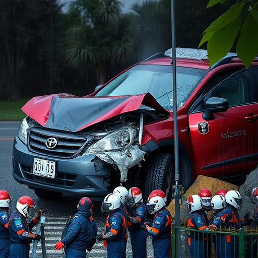 car crash damage