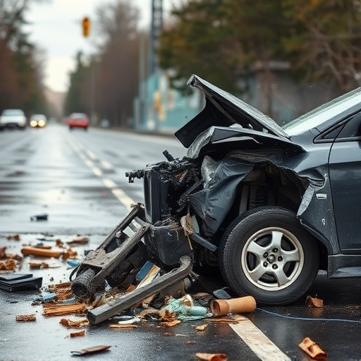 car crash damage