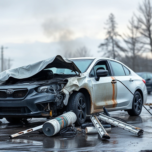 car crash damage