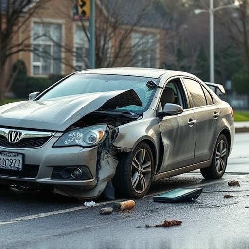 car crash damage
