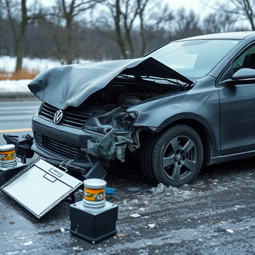 car crash damage