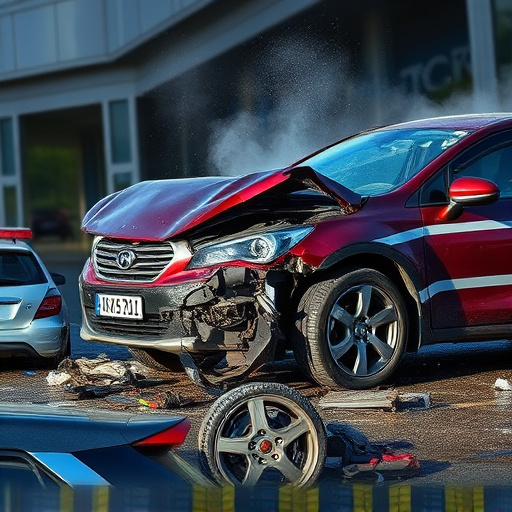 car crash damage