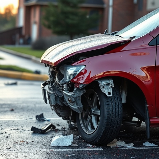 car crash damage