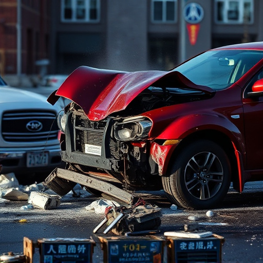 car crash damage