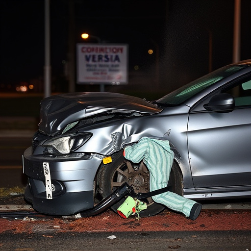 car crash damage