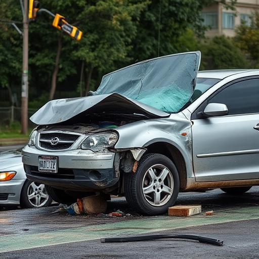 car crash damage
