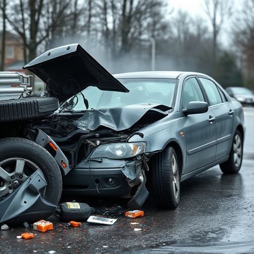 car crash damage