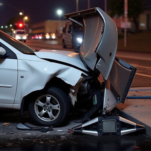 car crash damage