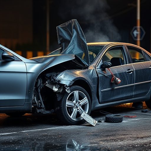 car crash damage