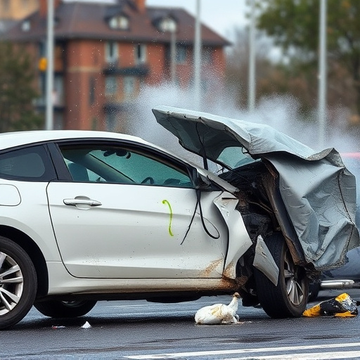 car crash damage