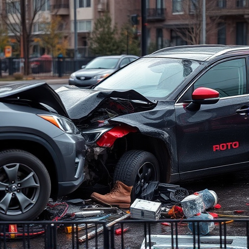 car crash damage