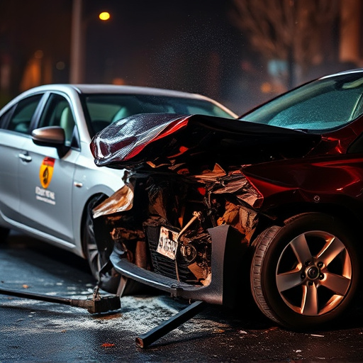 car crash damage