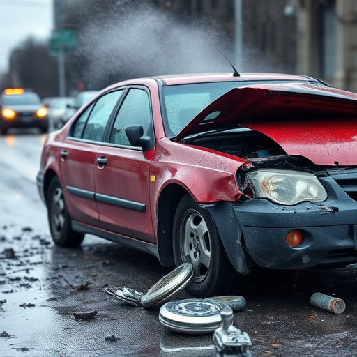 car crash damage