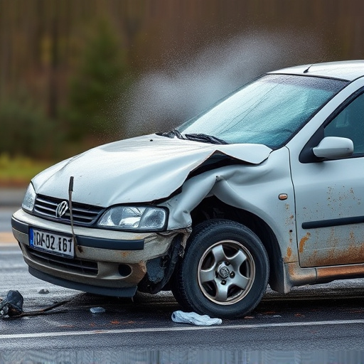 car crash damage