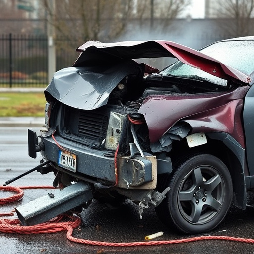 car crash damage