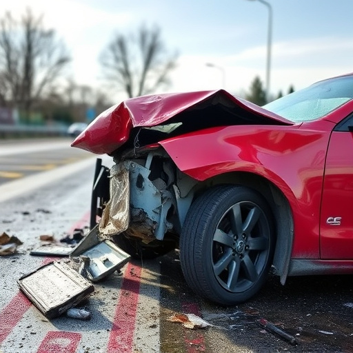 car crash damage
