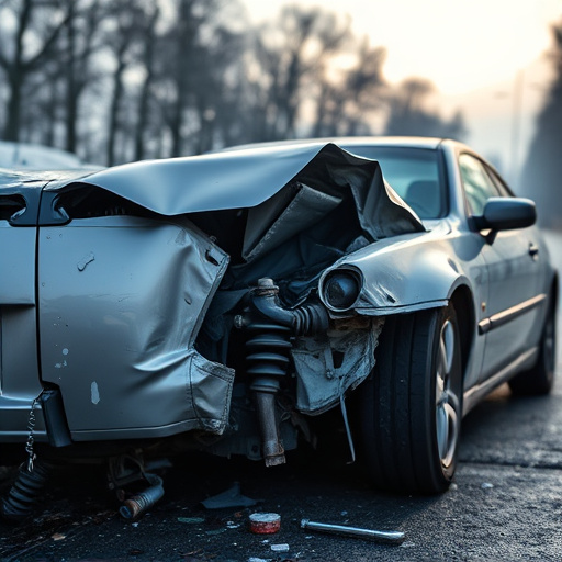 car crash damage