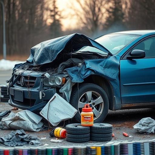 car crash damage