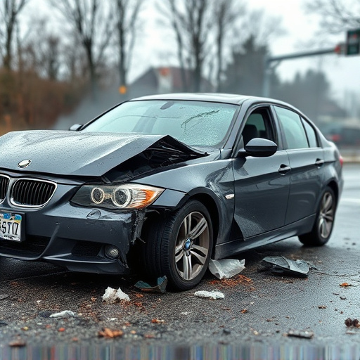 car crash damage