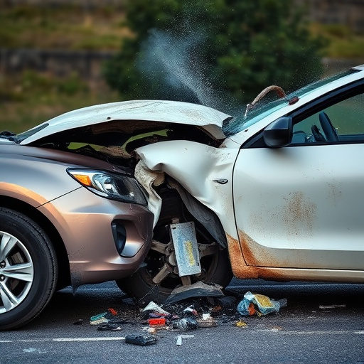 car crash damage