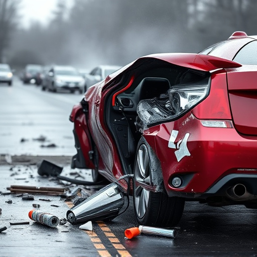 car crash damage