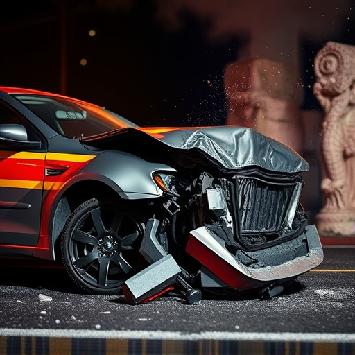 car crash damage