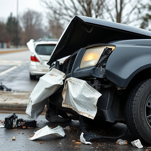 car crash damage
