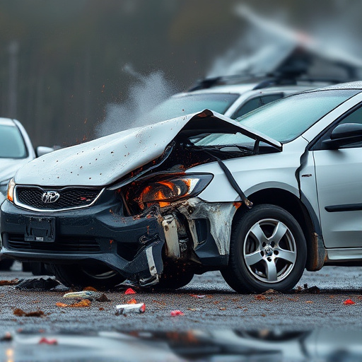 car crash damage