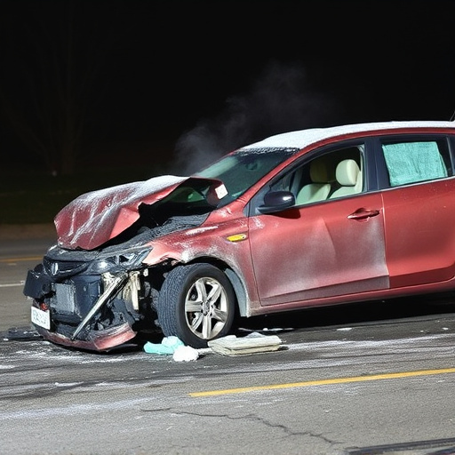 car crash damage
