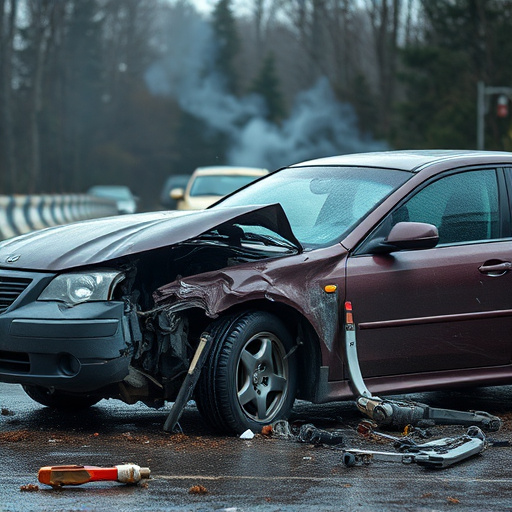 car crash damage
