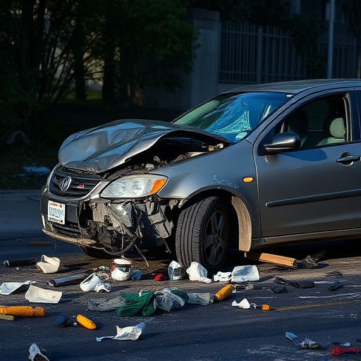 car crash damage