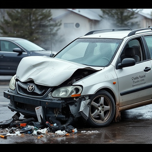 car crash damage