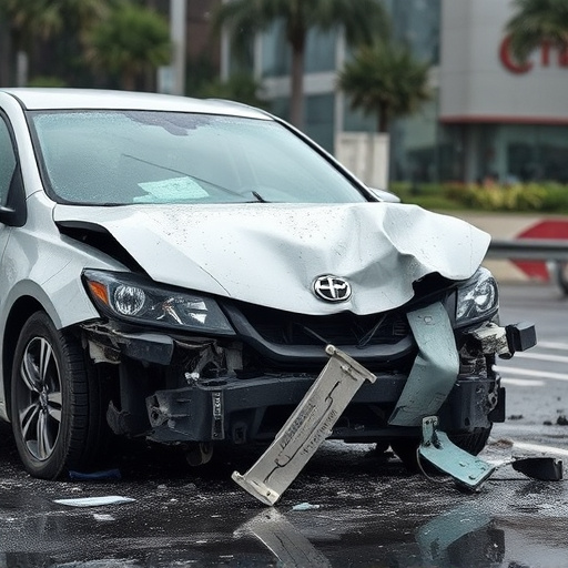 car crash damage