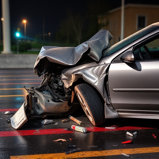 car crash damage