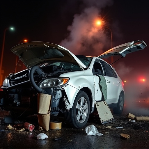 car crash damage