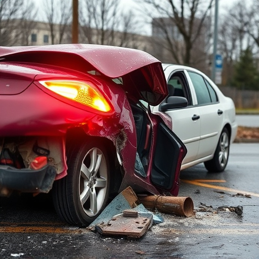 car crash damage