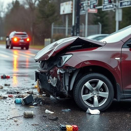 car crash damage