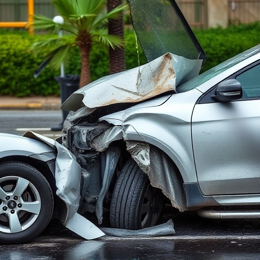 car crash damage