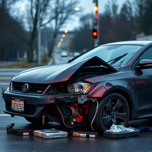car crash damage